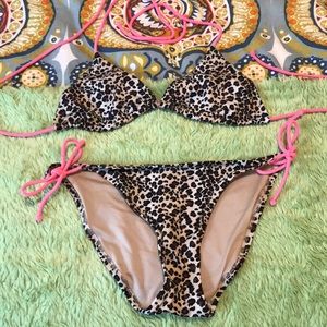 Victoria’s Secret Large Leopard Print Bikini